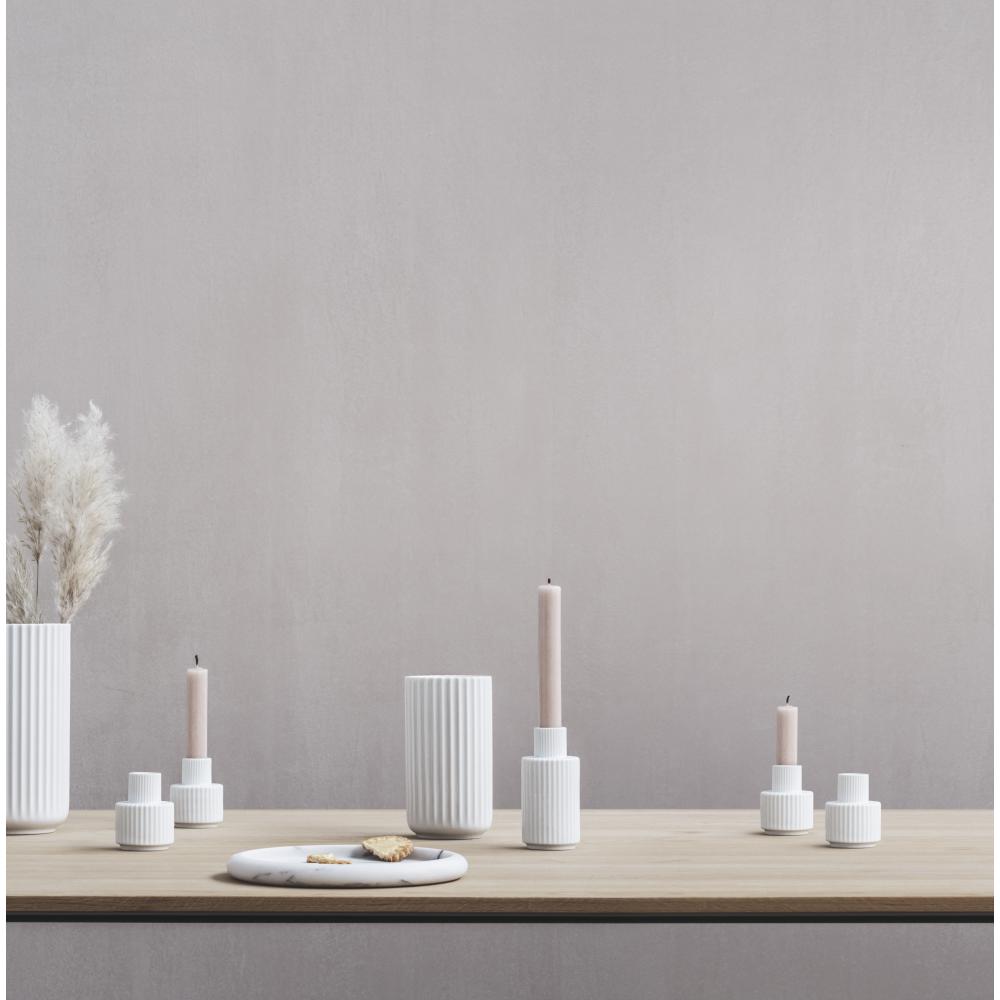 [product_category]-Lyngby Candle Holder White, 11cm-Lyngby Porcelæn-5711507015712-201571-LYN-2