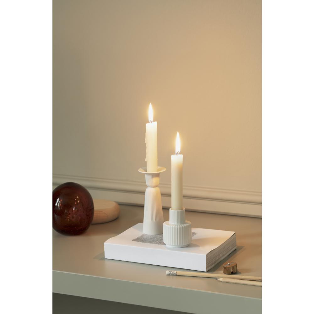 [product_category]-Lyngby Candle Holder White, 7cm-Lyngby Porcelæn-5711507015705-201570-LYN-2