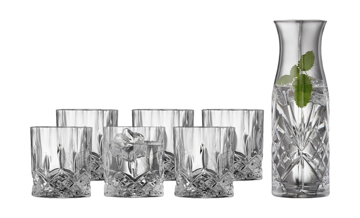 [product_category]-Lyngby Glas Krystal Glass Set 6 Lounge Glasses 31 Cl + 1 Carafe 1 L-Lyngby Glas-5722000126096-12609-LYN-1
