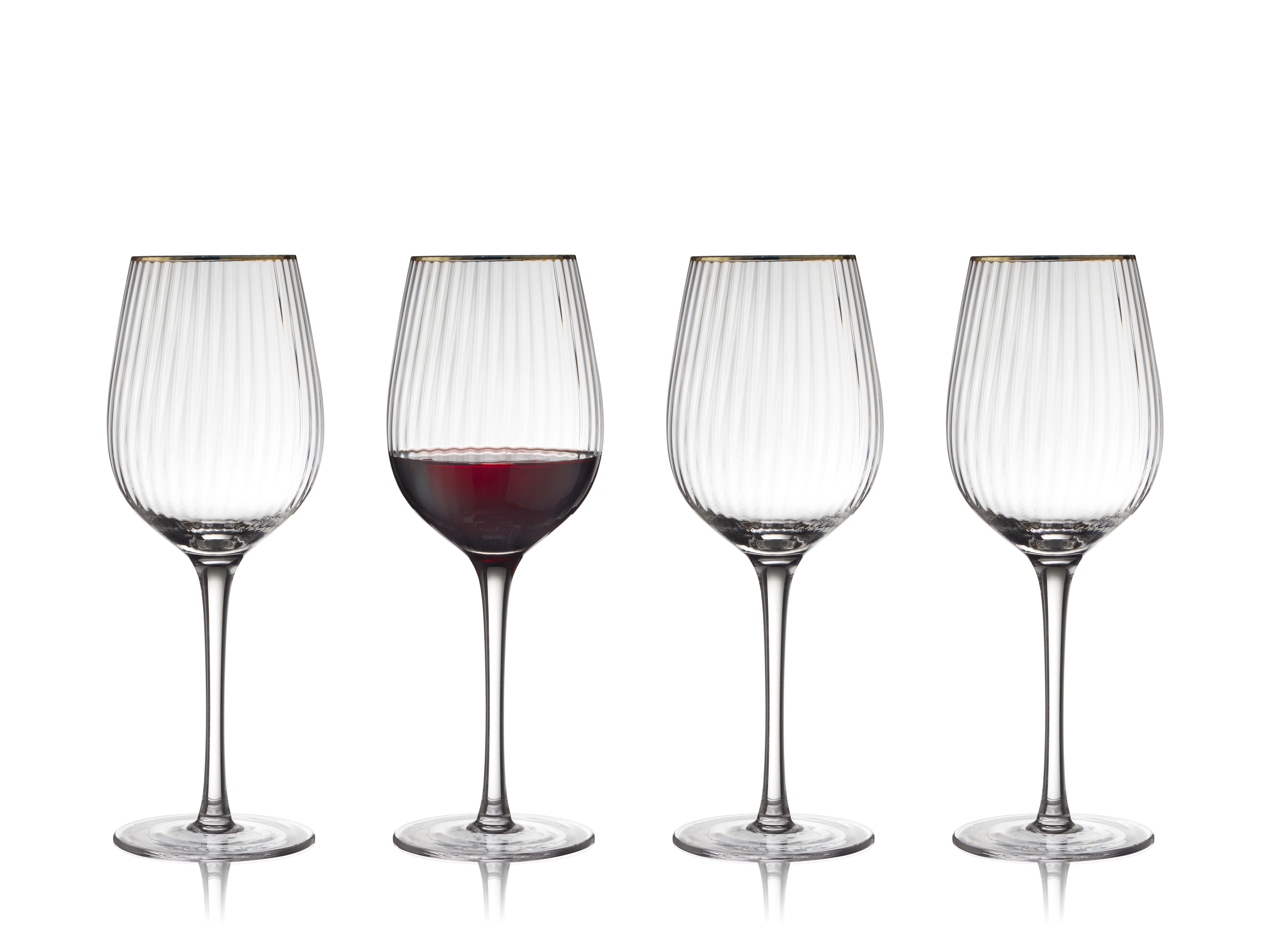 [product_category]-Lyngby Glas Palermo Gold Red Wine Glass 40 Cl 4 Pcs.-Lyngby Glas-5722000275794-27579-LYN-1