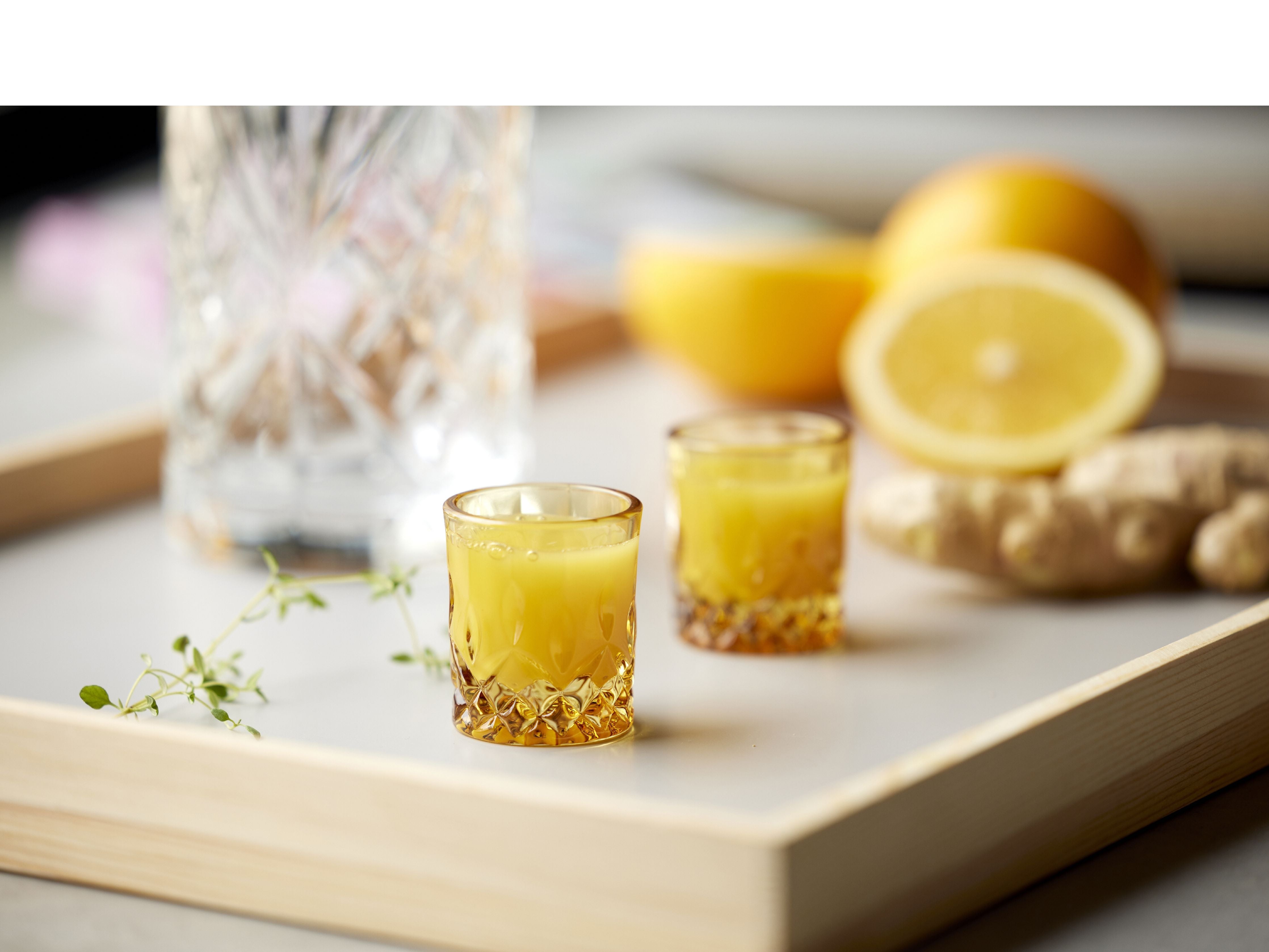 [product_category]-Lyngby Glas Sorrento Shot Glass 4 Cl 4 Pcs., Amber-Lyngby Glas-5722000320135-32013-LYN-7