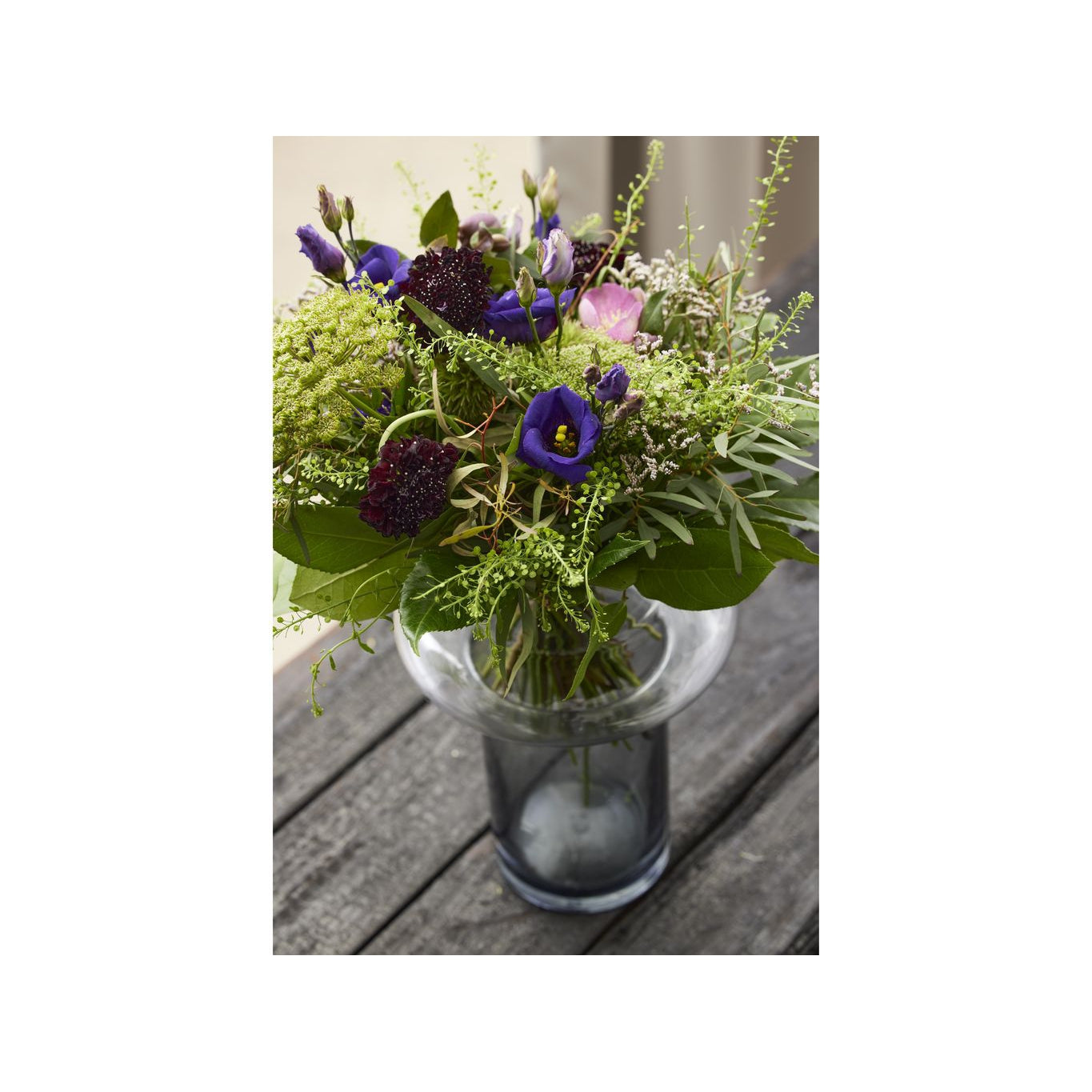 [product_category]-Lyngby Glas Tube Vase H: 20 Cm, Smoke-Lyngby Glas-5722000235705-23570-LYN-13