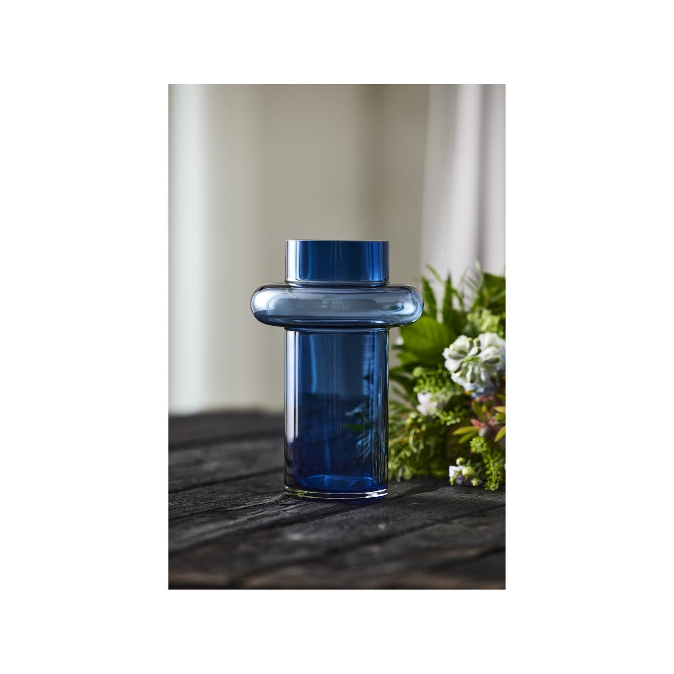 [product_category]-Lyngby Glas Tube Vase H: 25 Cm, Dark Blue-Lyngby Glas-5722000235644-23564-LYN-14