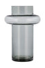Lyngby Glas Tube Vase H: 25 Cm, Smoke