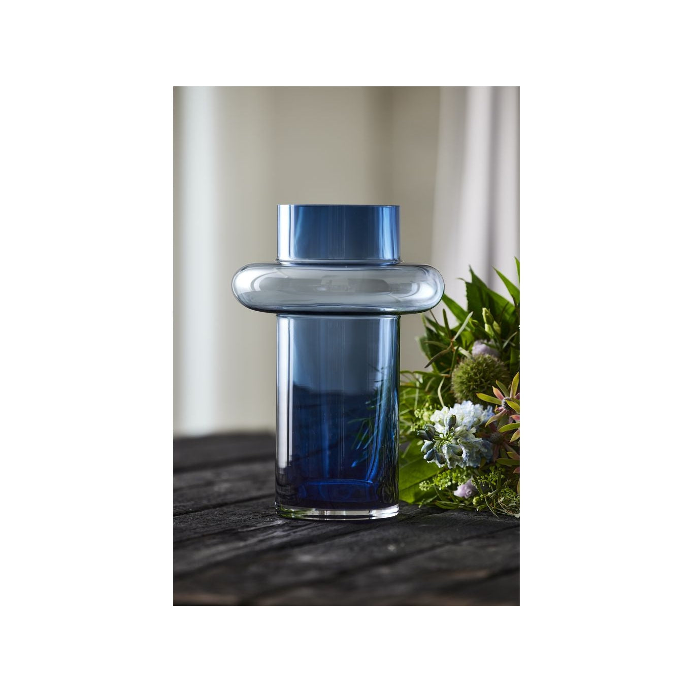 [product_category]-Lyngby Glas Tube Vase H: 30 Cm, Dark Blue-Lyngby Glas-5722000235538-23553-LYN-11
