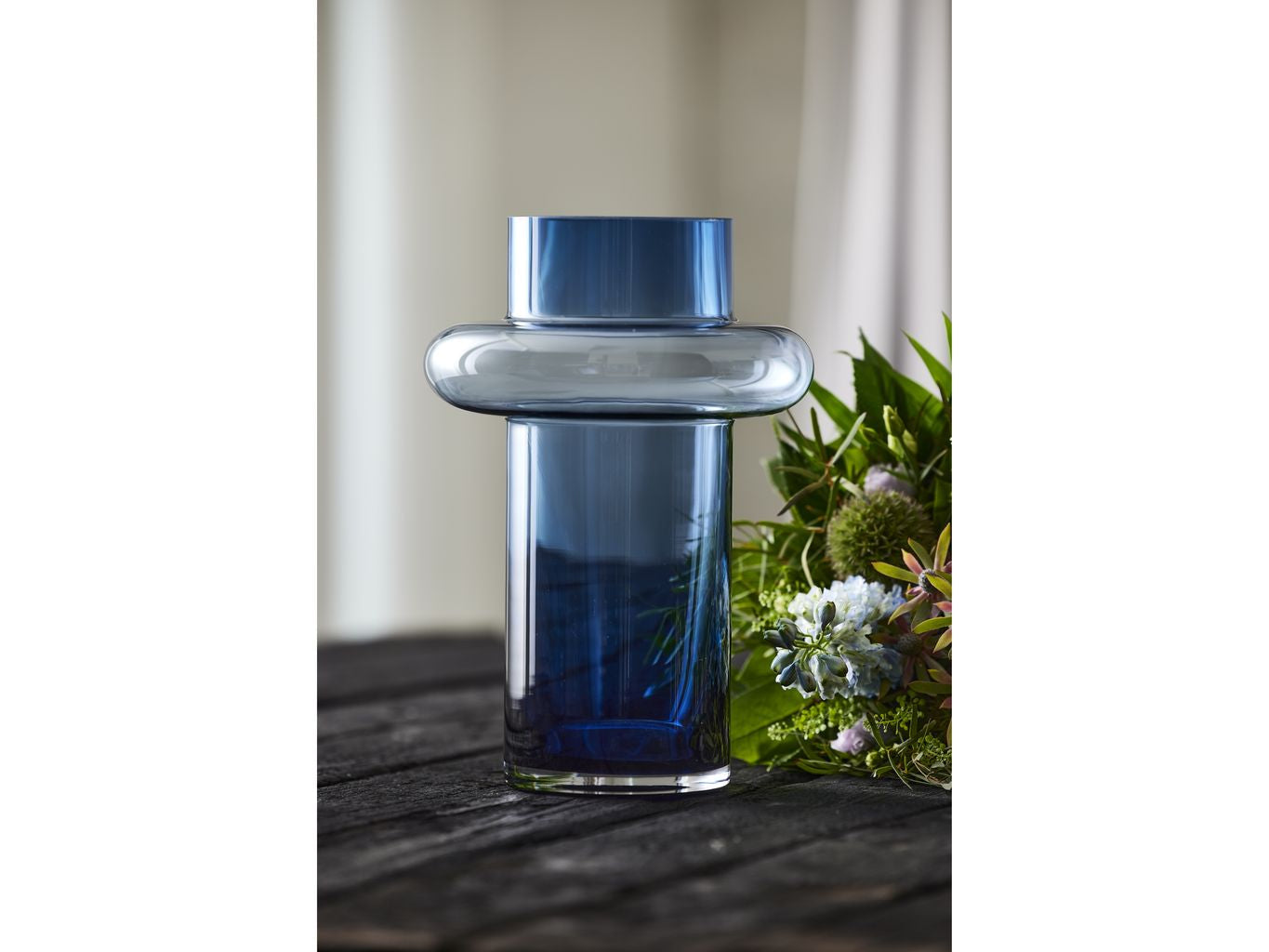 [product_category]-Lyngby Glas Tube Vase H: 30 Cm, Dark Blue-Lyngby Glas-5722000235538-23553-LYN-3