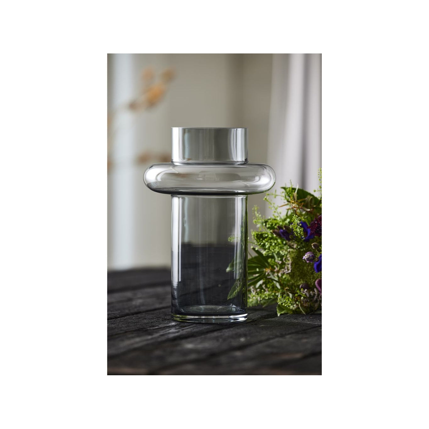 [product_category]-Lyngby Glas Tube Vase H: 30 Cm, Smoke-Lyngby Glas-5722000235774-23577-LYN-14