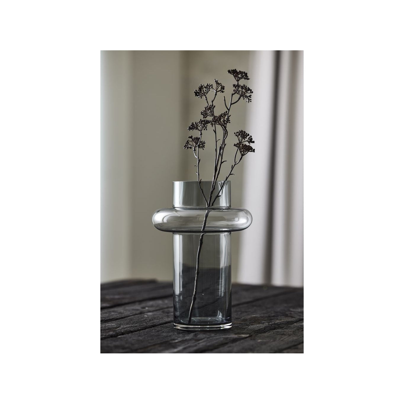 [product_category]-Lyngby Glas Tube Vase H: 30 Cm, Smoke-Lyngby Glas-5722000235774-23577-LYN-15