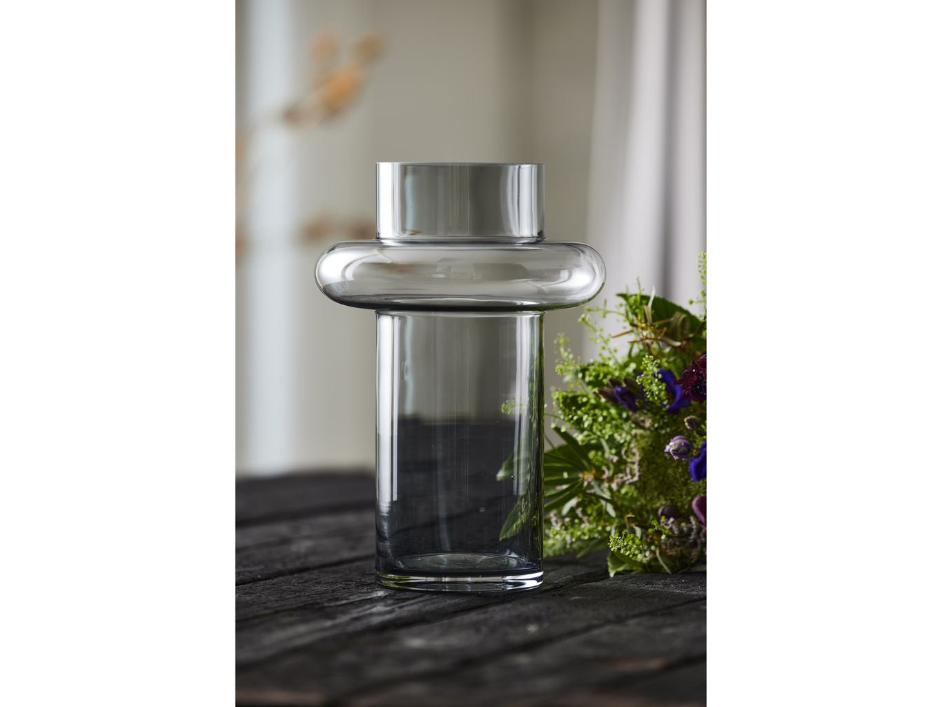 [product_category]-Lyngby Glas Tube Vase H: 30 Cm, Smoke-Lyngby Glas-5722000235774-23577-LYN-3