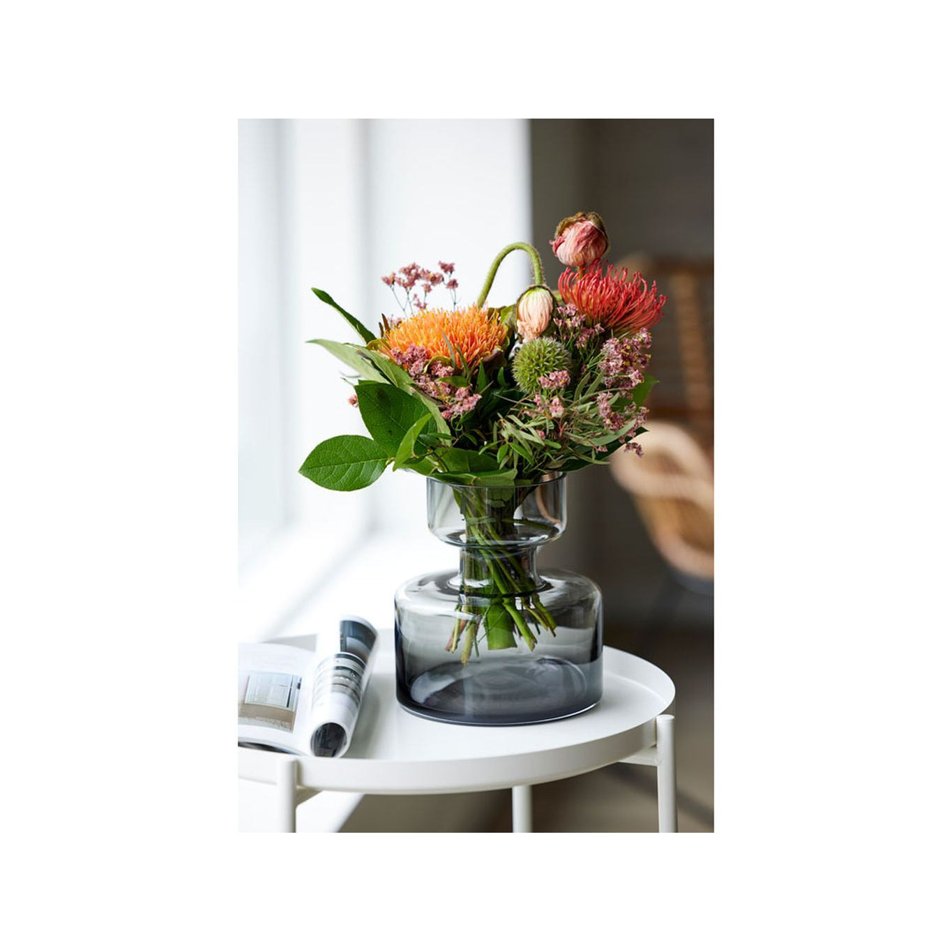 [product_category]-Lyngby Glas Tubular Vase H: 20 Cm, Smoke-Lyngby Glas-5722000239147-23914-LYN-17