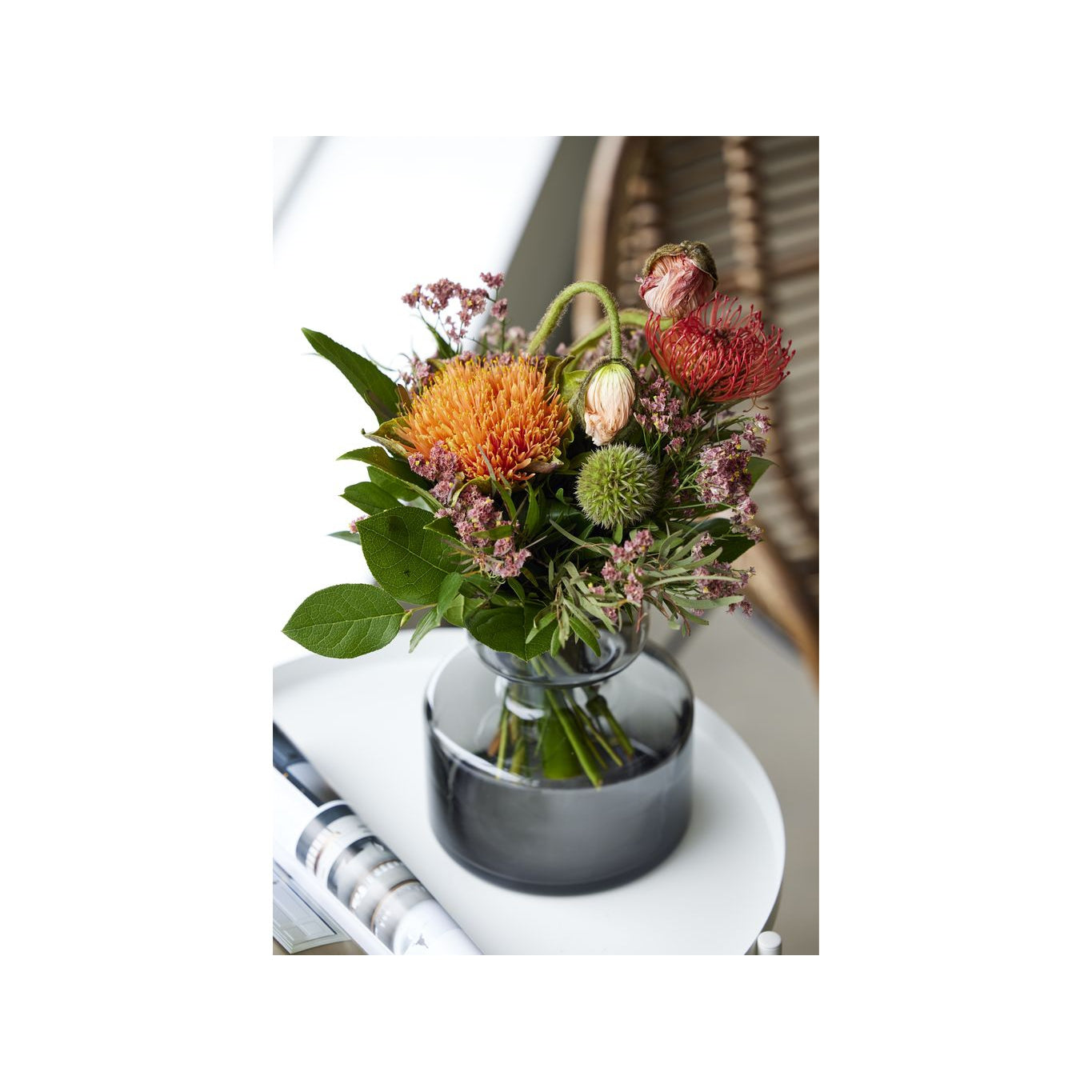 [product_category]-Lyngby Glas Tubular Vase H: 20 Cm, Smoke-Lyngby Glas-5722000239147-23914-LYN-18