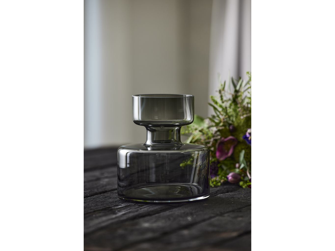 [product_category]-Lyngby Glas Tubular Vase H: 20 Cm, Smoke-Lyngby Glas-5722000239147-23914-LYN-3