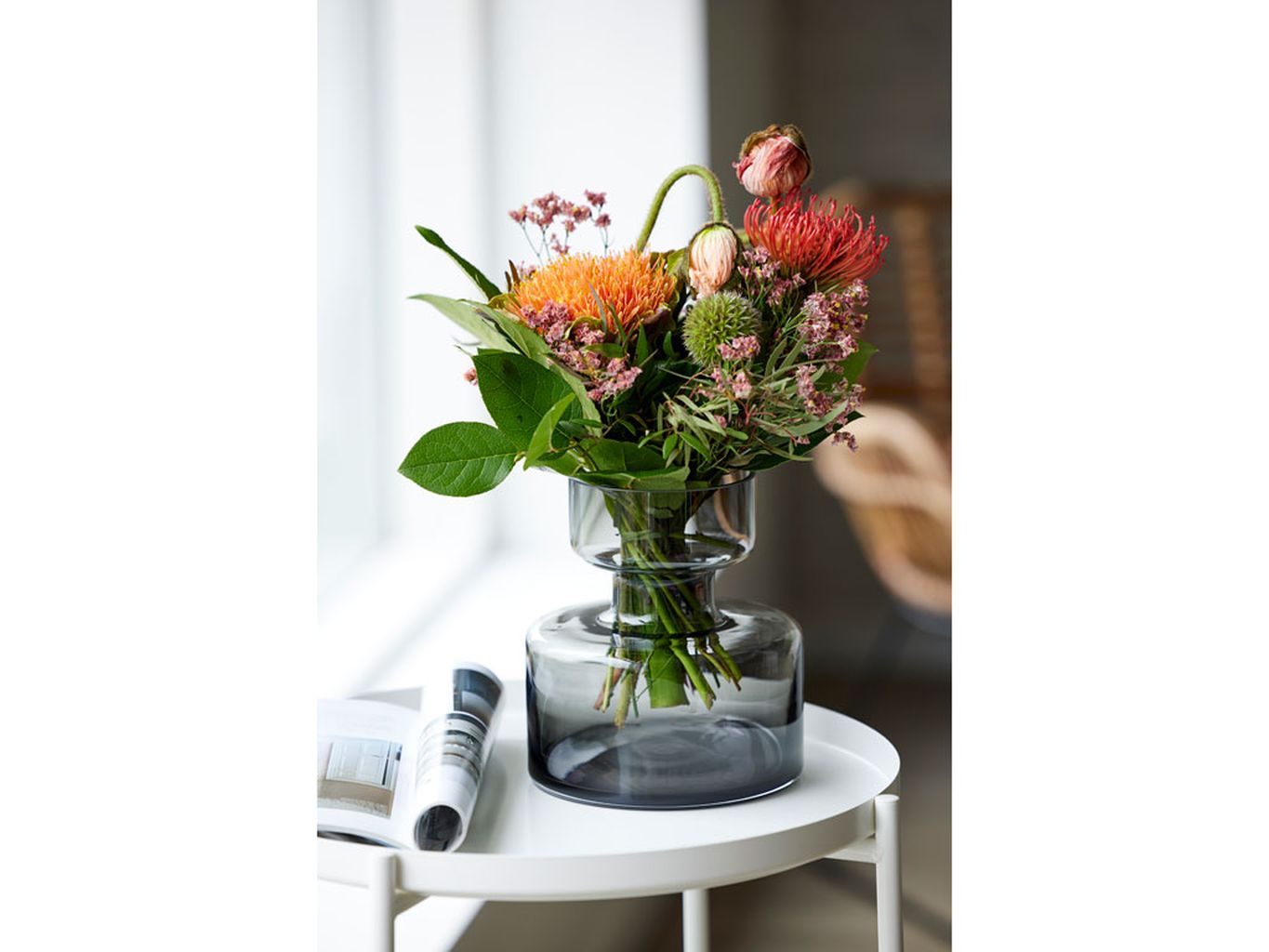 [product_category]-Lyngby Glas Tubular Vase H: 20 Cm, Smoke-Lyngby Glas-5722000239147-23914-LYN-7
