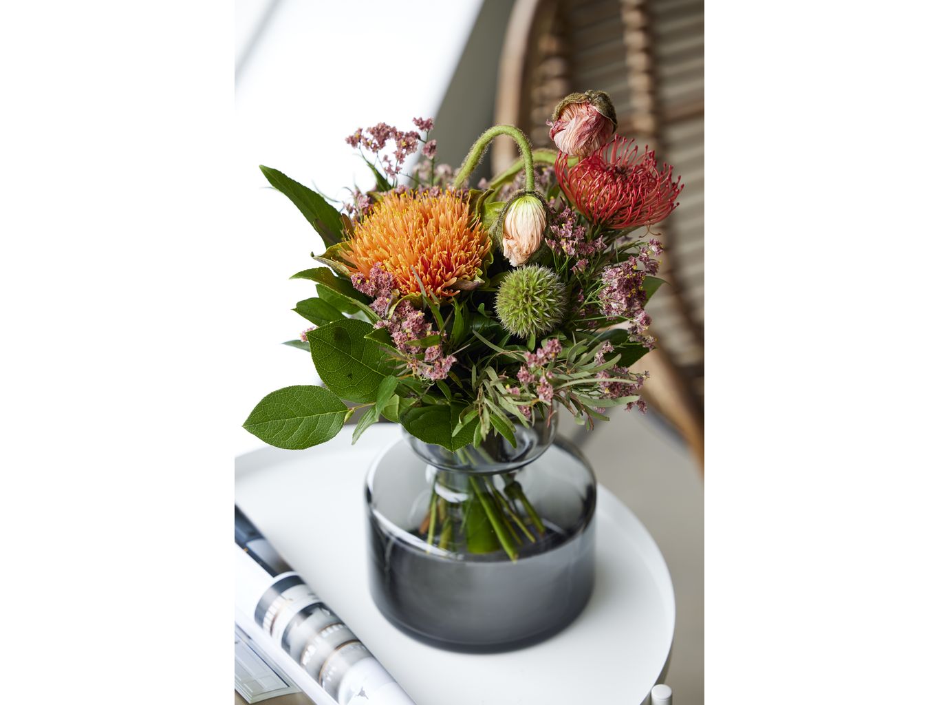 [product_category]-Lyngby Glas Tubular Vase H: 20 Cm, Smoke-Lyngby Glas-5722000239147-23914-LYN-8