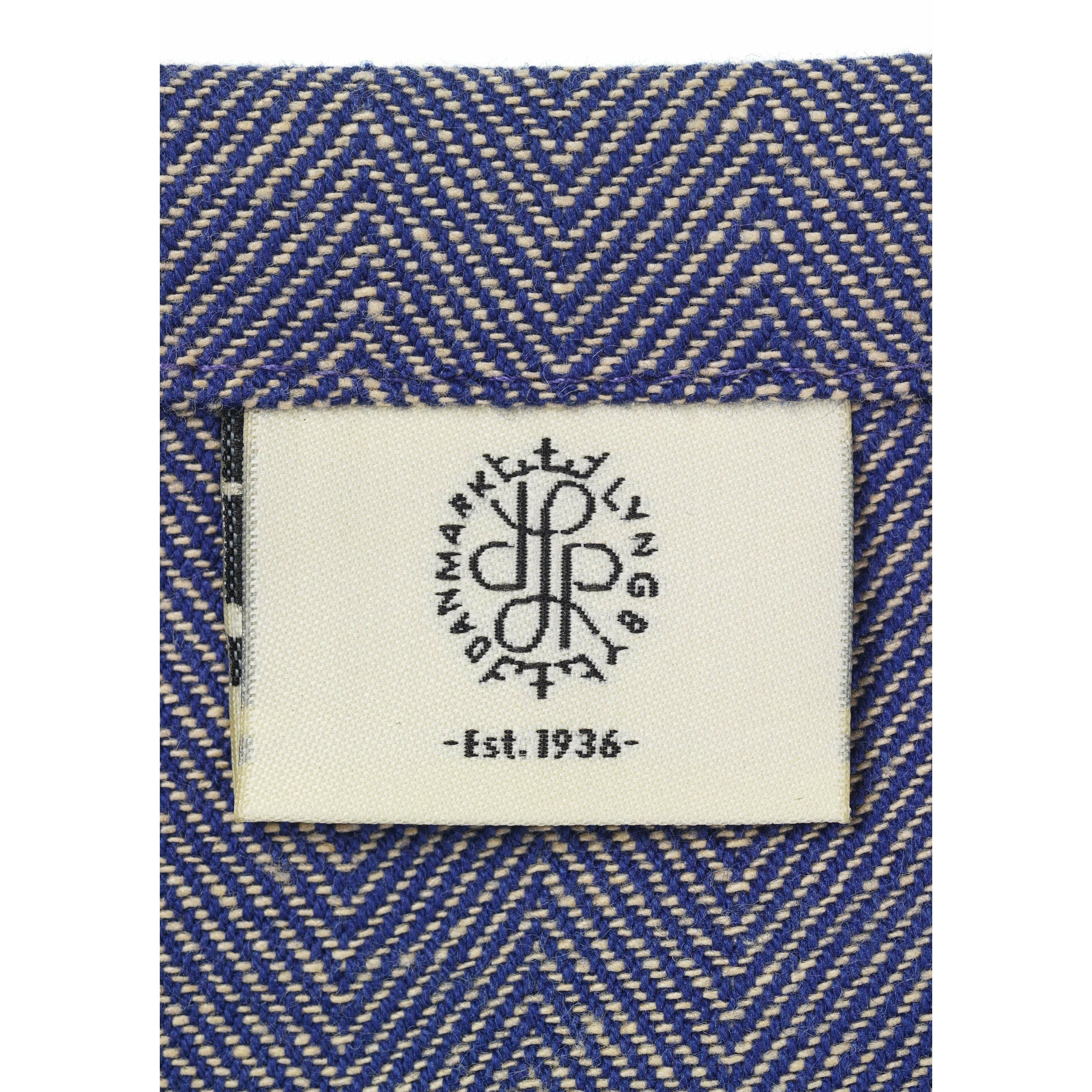 Lyngby Porcelæn Herringbone Napkins 45x45 Cm Blue, 4 Pcs.