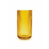 Lyngby Porcelæn Vase H15,5 Cm Hand Blown Glass, Amber