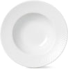 Lyngby Rhombe Pasta Plate ø24,5cm, White