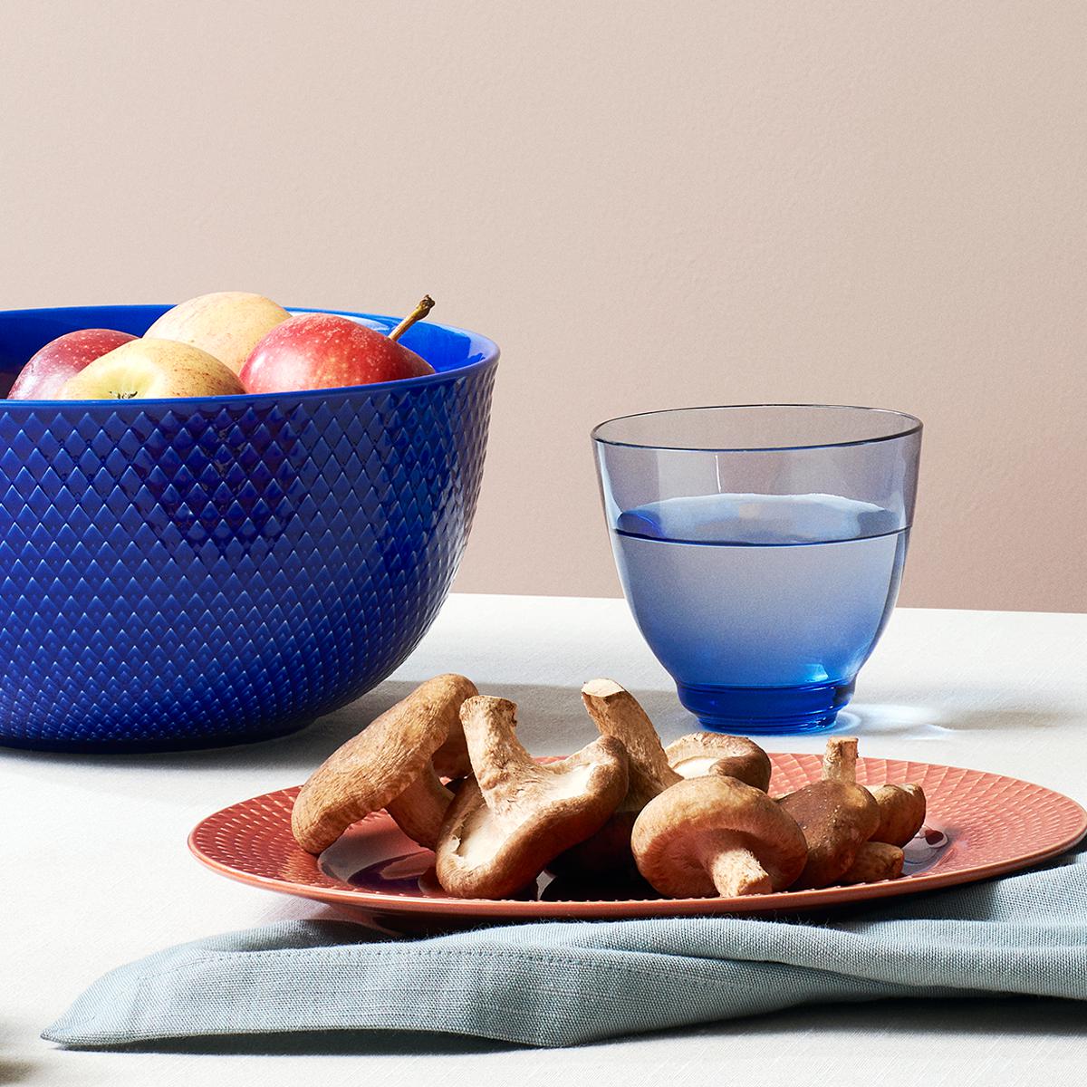 [product_category]-Lyngby Rhombe Plate Terracotta, 23cm-Lyngby Porcelæn-5711507019352-201935-LYN-4