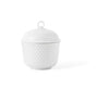 Lyngby Rhombe Sugar Bowl White, 8,5cm