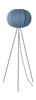 Made By Hand Knit Wit 45 Round Floor Lamp High Blue Stone