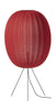 Made By Hand Knit Wit 65 High Oval Floor Lamp Medium Maple Red