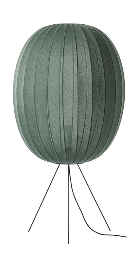 [product_category]-Made By Hand Knit Wit 65 High Oval Floor Lamp Medium, Tweed Green-Made by Hand-5710780652119-KWH65 TG FME-MAD-1