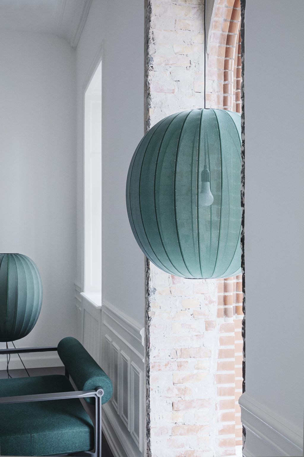 [product_category]-Made By Hand Knit Wit 65 High Oval Floor Lamp Medium,Silver-Made by Hand-5710780652010-KWH65 SI FME-MAD-3