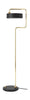 Made By Hand Petite Machine Floor Lamp H: 108 Black