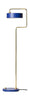 Made By Hand Petite Machine Floor Lamp H: 108 Royal Blue