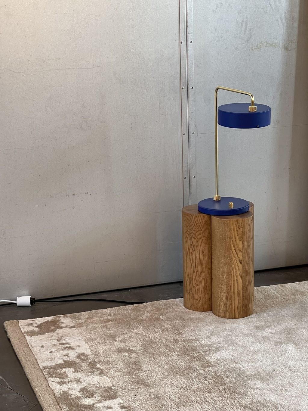 [product_category]-Made By Hand Petite Machine Table Lamp H: 52, Oyster White-Made by Hand-5710780142207-PMT 022OW-MAD-10