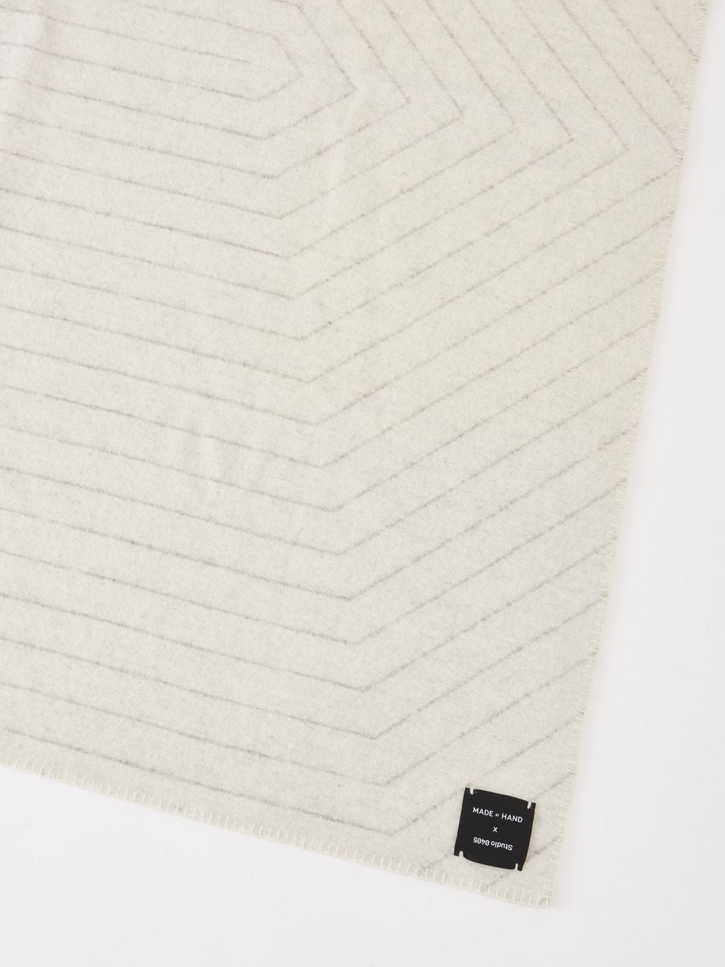 [product_category]-Made By Hand Pinstripe Blanket, White-Made by Hand-5710780550026-PS WH-MAD-3