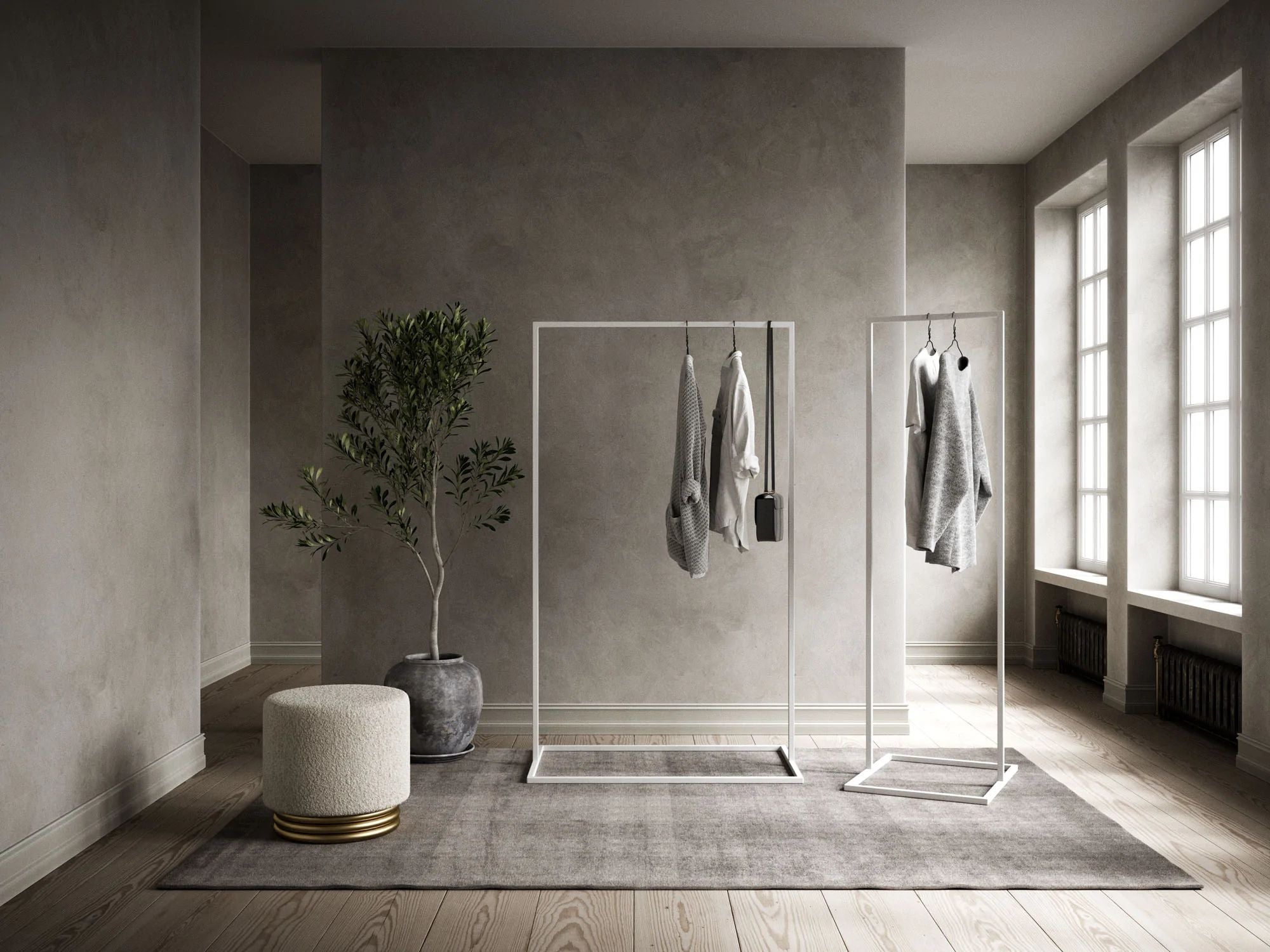 [product_category]-Malling Living Coat Rack 100 Cm, White-Malling Living-0711583508561-800231-MAL-4