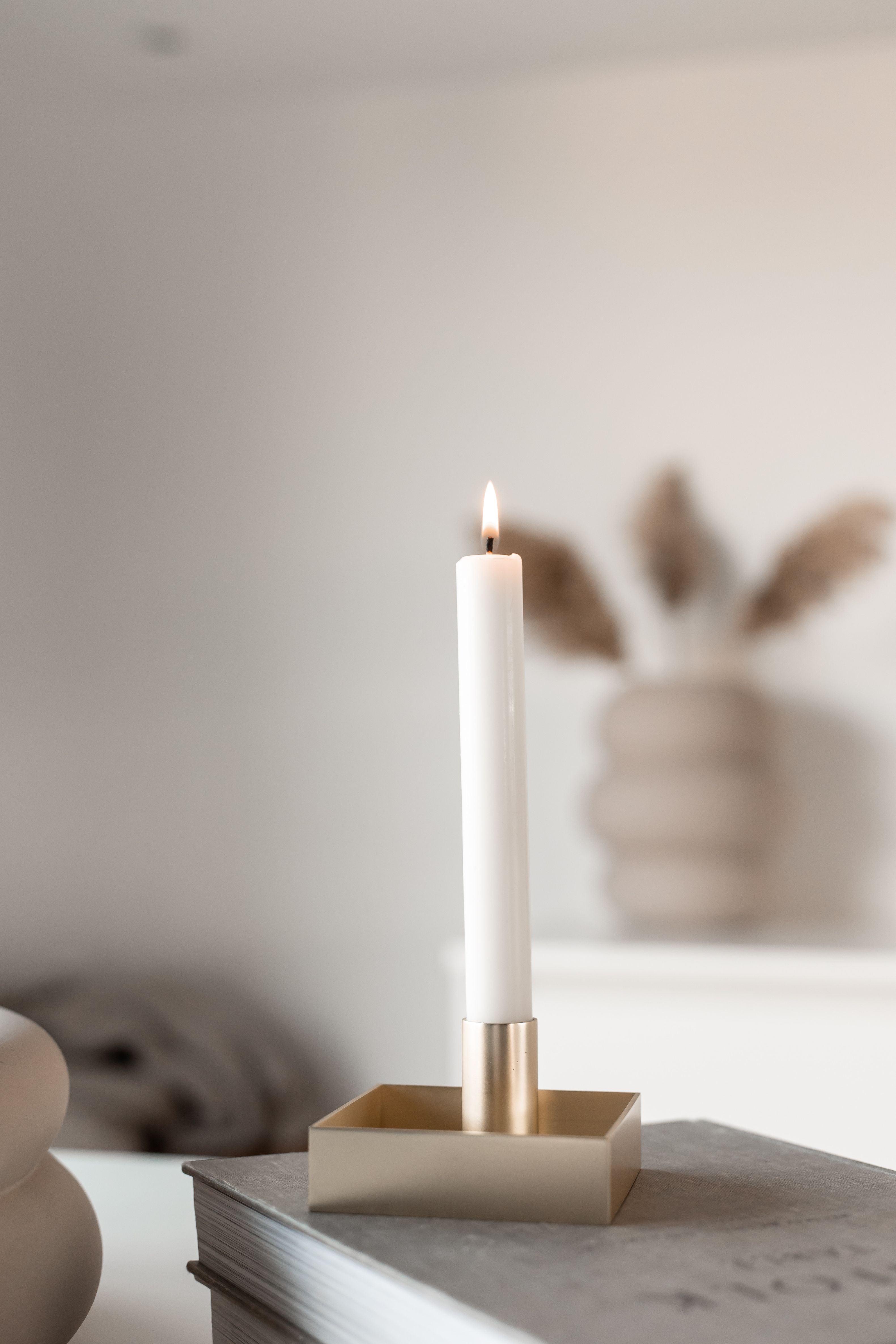 [product_category]-Malling Living Edge Candle Holder, Brass Polished-Malling Living-0758890458547-800300-MAL-10