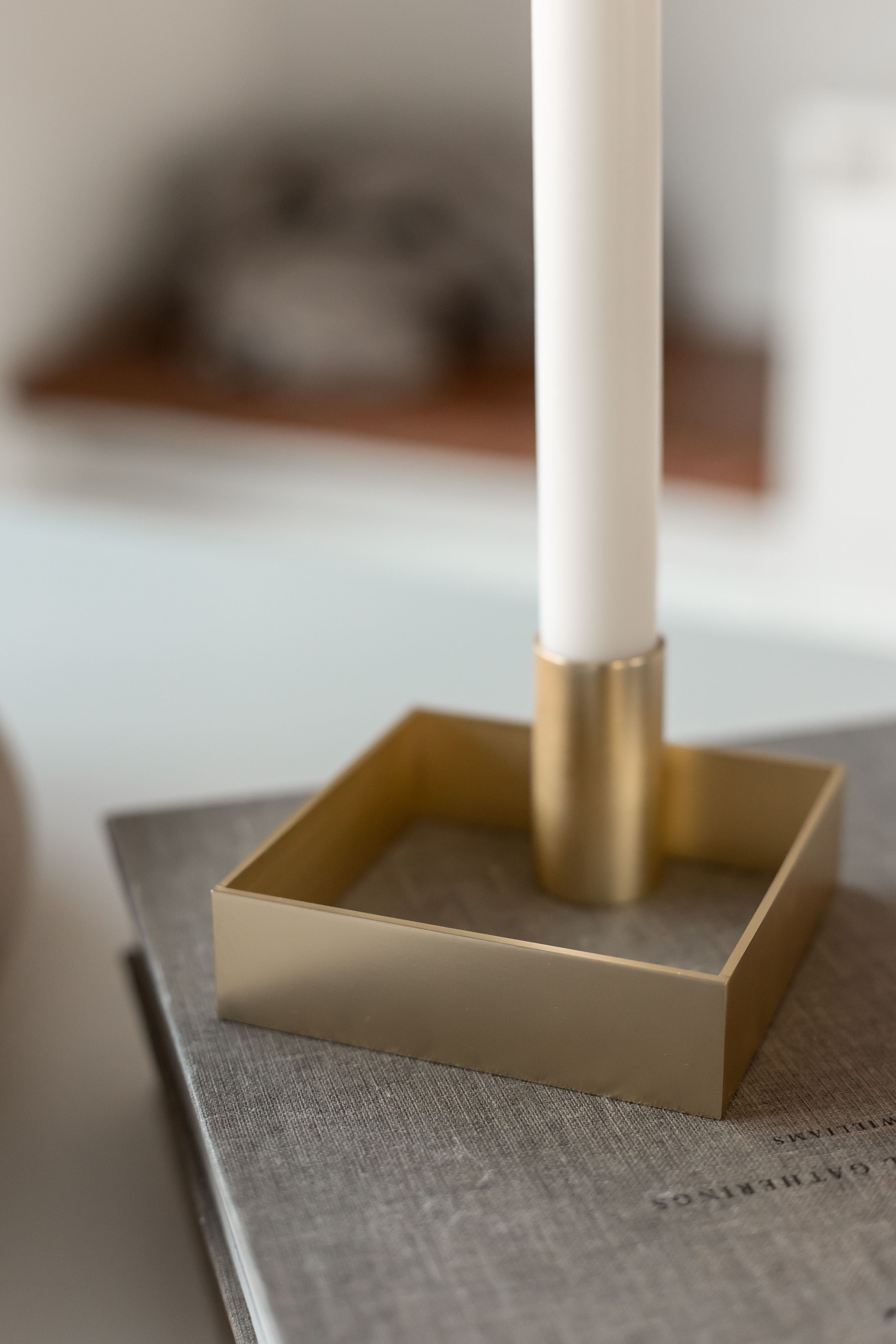 [product_category]-Malling Living Edge Candle Holder, Brushed Brass-Malling Living-0612520456900-800301-MAL-12
