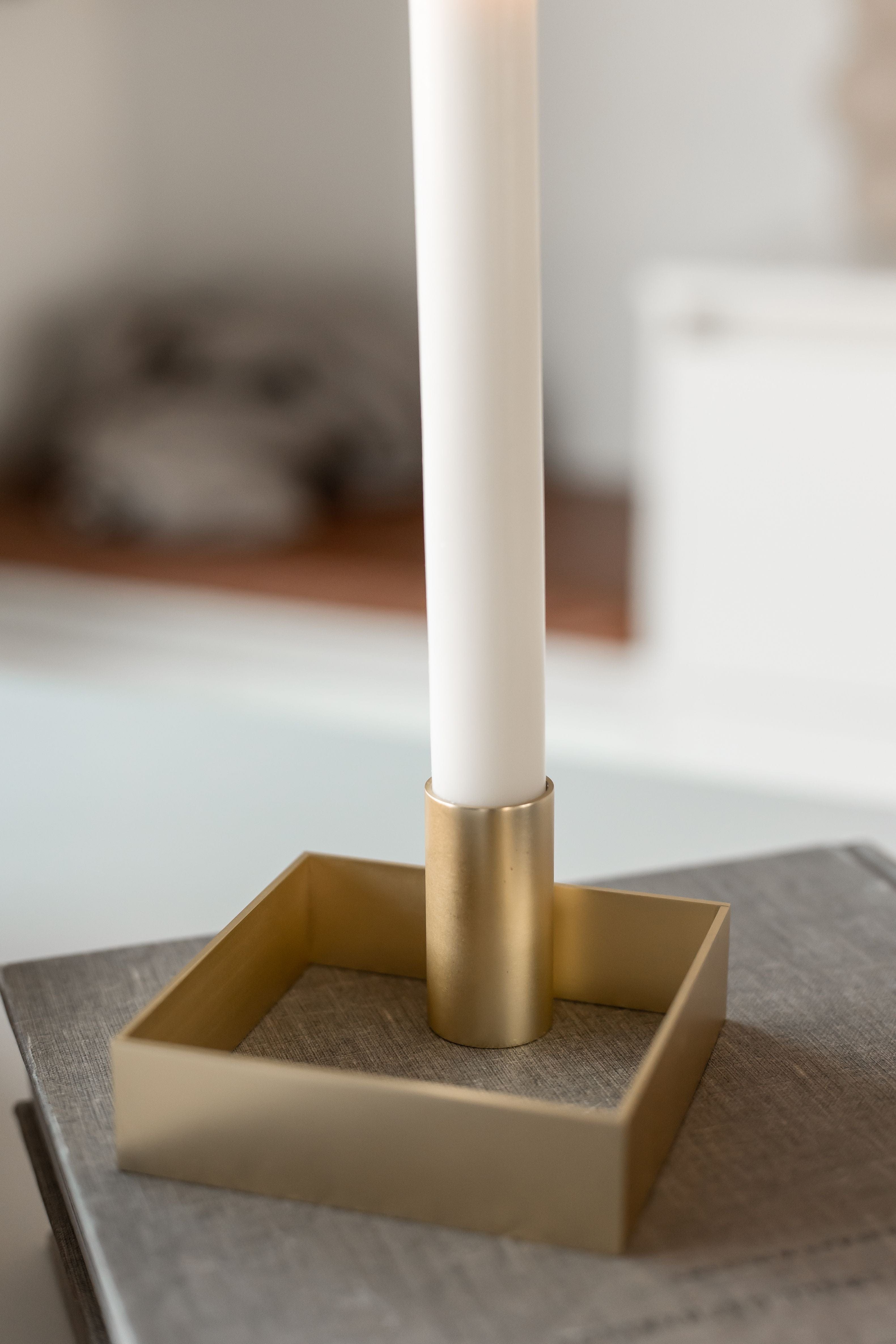 [product_category]-Malling Living Edge Candle Holder, Brushed Brass-Malling Living-0612520456900-800301-MAL-13