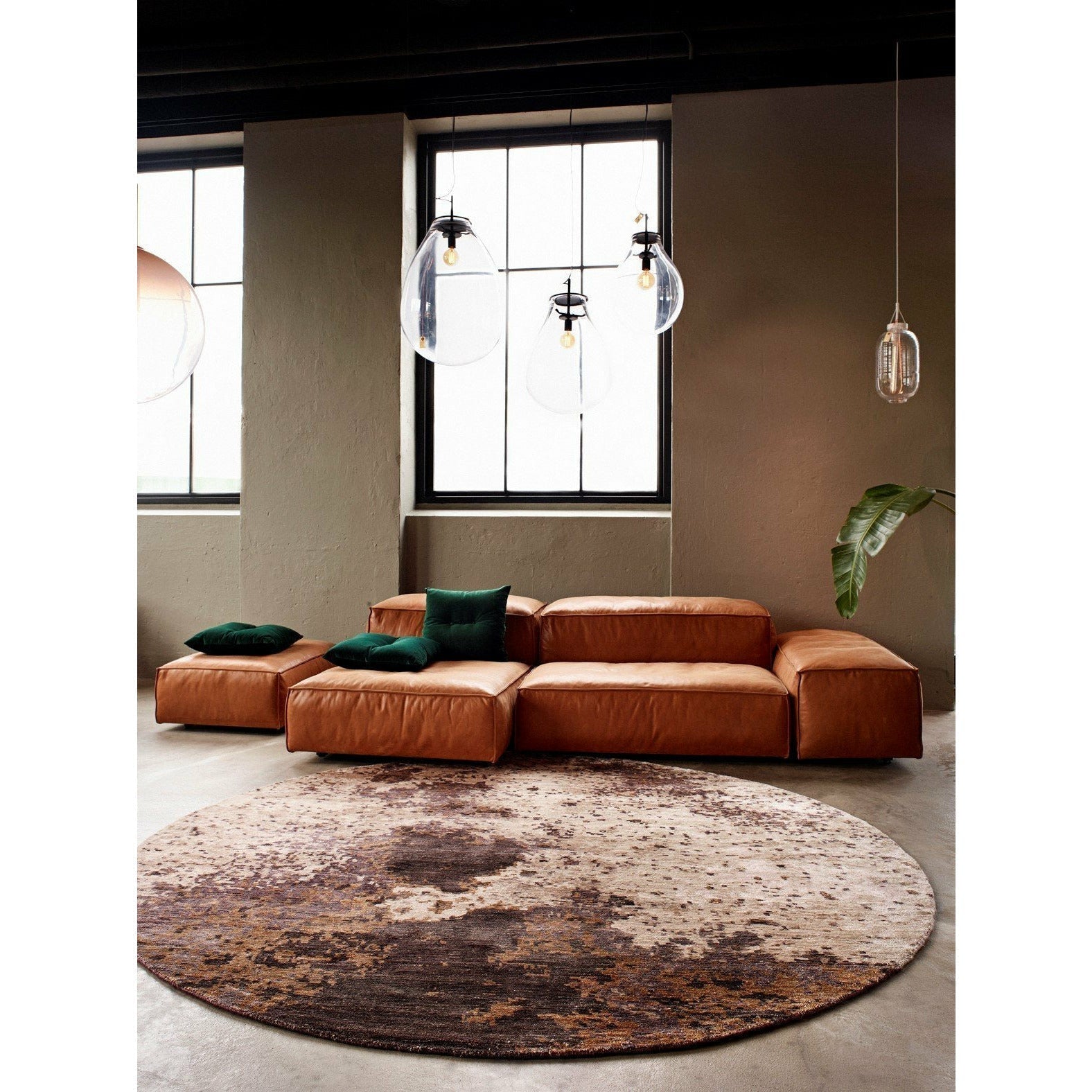 [product_category]-Massimo Moon Bamboo Rug Copper, ø 240 Cm-Massimo-5710080001228-100157722-MAS-3