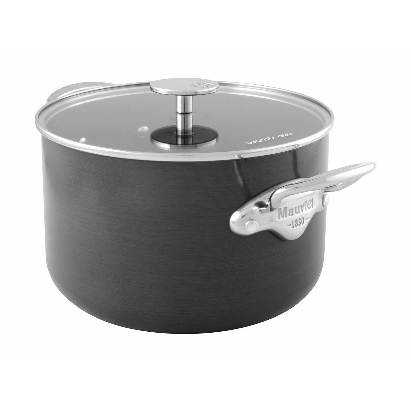 [product_category]-Mauviel M"Stone3 Pot With Glass Lid 5,9, Black-Mauviel-3574908631750-20822-MAU-1