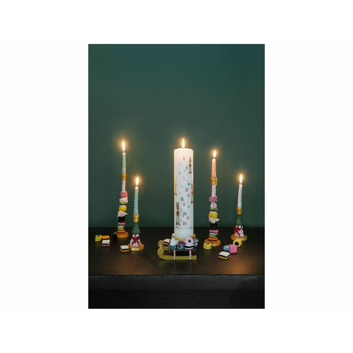 [product_category]-Medusa Copenhagen Piggyback Candle Holder F/Thin Stick Candle-Medusa Copenhagen-5722000157106-15710-MED-7