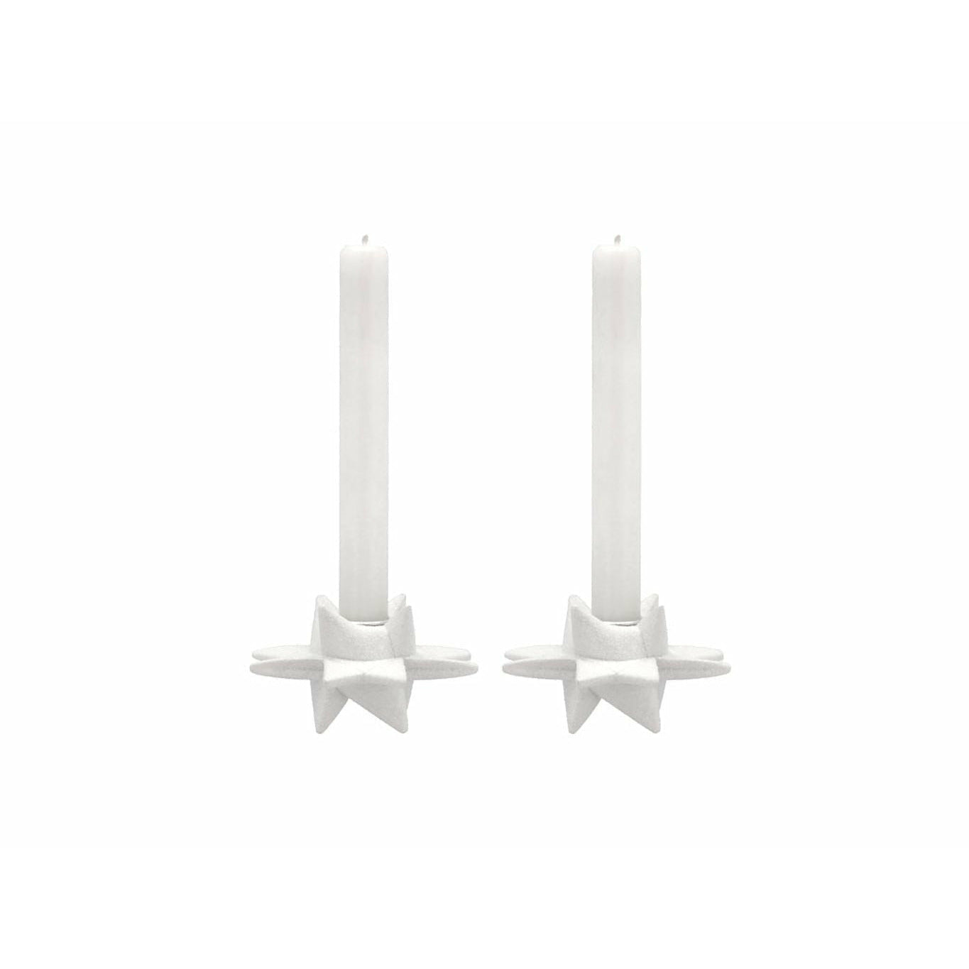 [product_category]-Medusa Copenhagen Shooting Star Stick Holder White, 2 Pcs.-Medusa Copenhagen-5722000157182-15718-MED-2