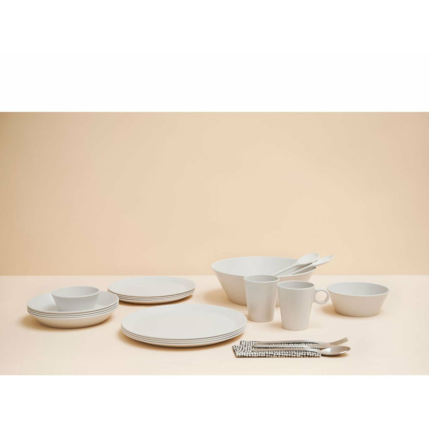 [product_category]-Mepal Bloom Dinner Plate ø 28 Cm, Pebble White-Mepal-8711269976648-238915-MEP-3