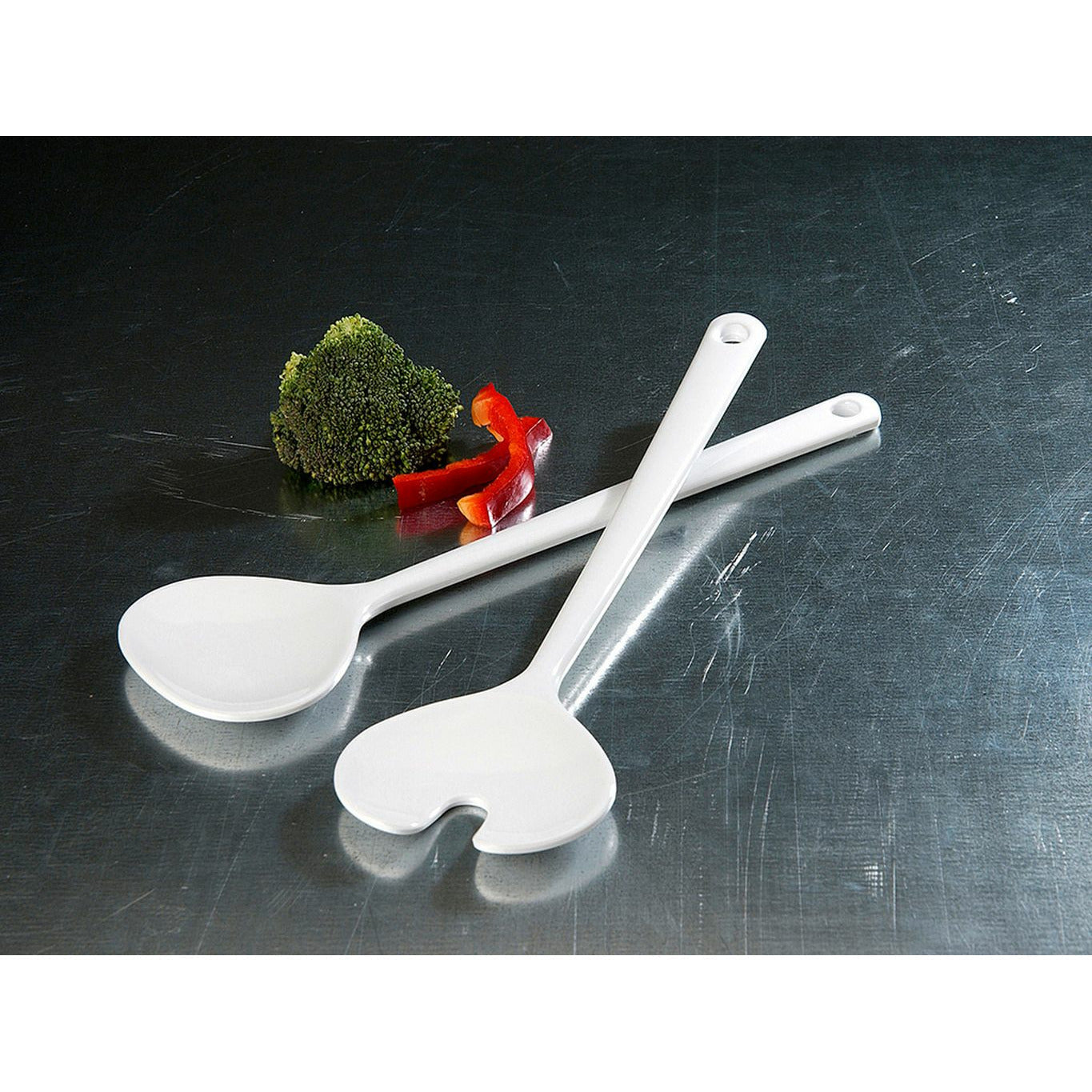 [product_category]-Mepal Bloom Salad Servers 2 Piece, White-Mepal-8711269834696-244893-MEP-3