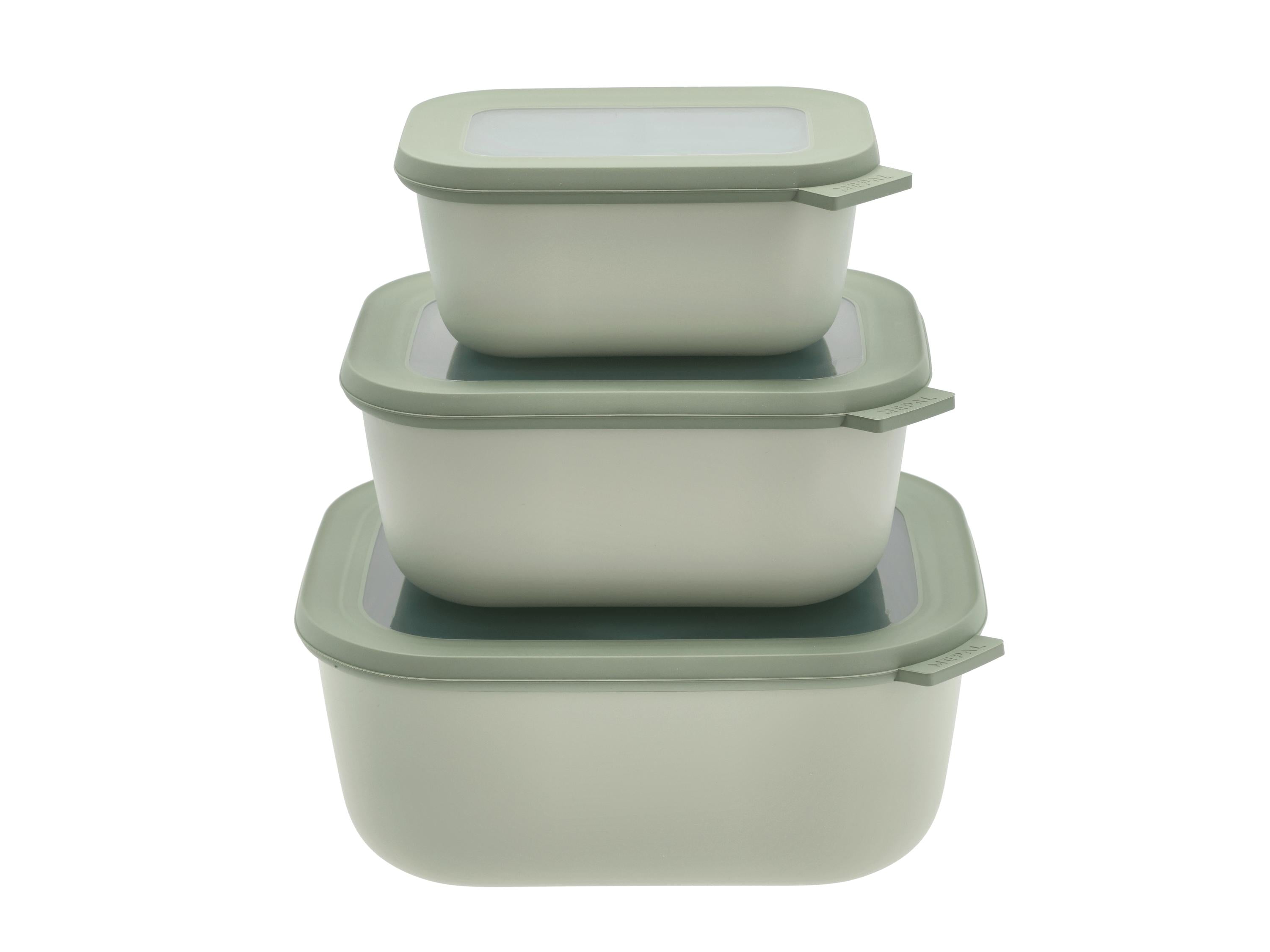 [product_category]-Mepal Cirqula High Multi Bowl Rectangular Set Of 3, Nordic Sage-Mepal-8720294018780-28841-MEP-1
