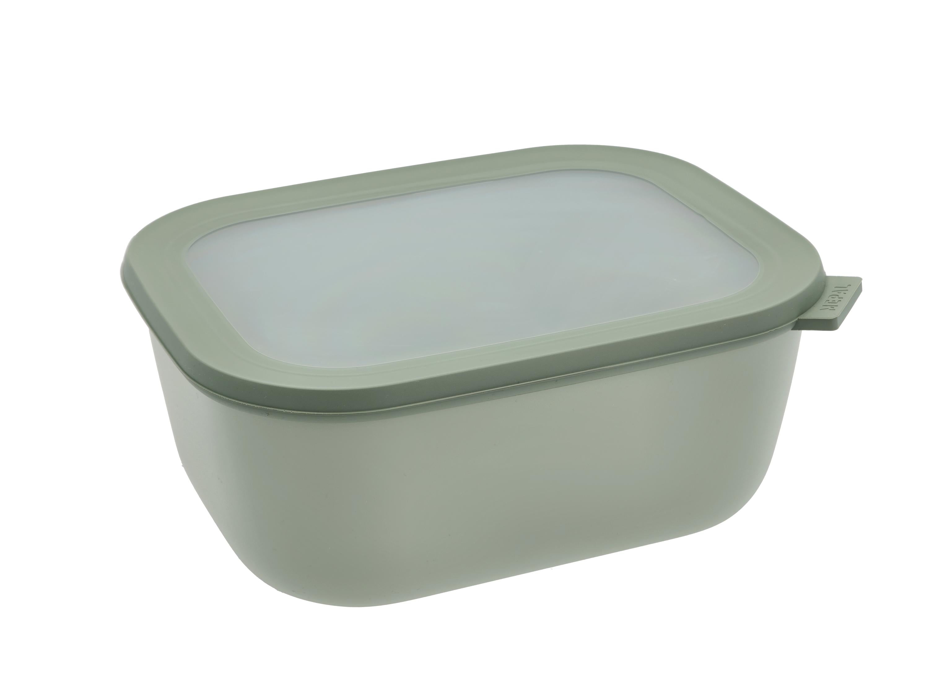 [product_category]-Mepal Cirqula Multi Bowl Rectangular 3 L, Nordic Sage-Mepal-8720294018766-28839-MEP-1