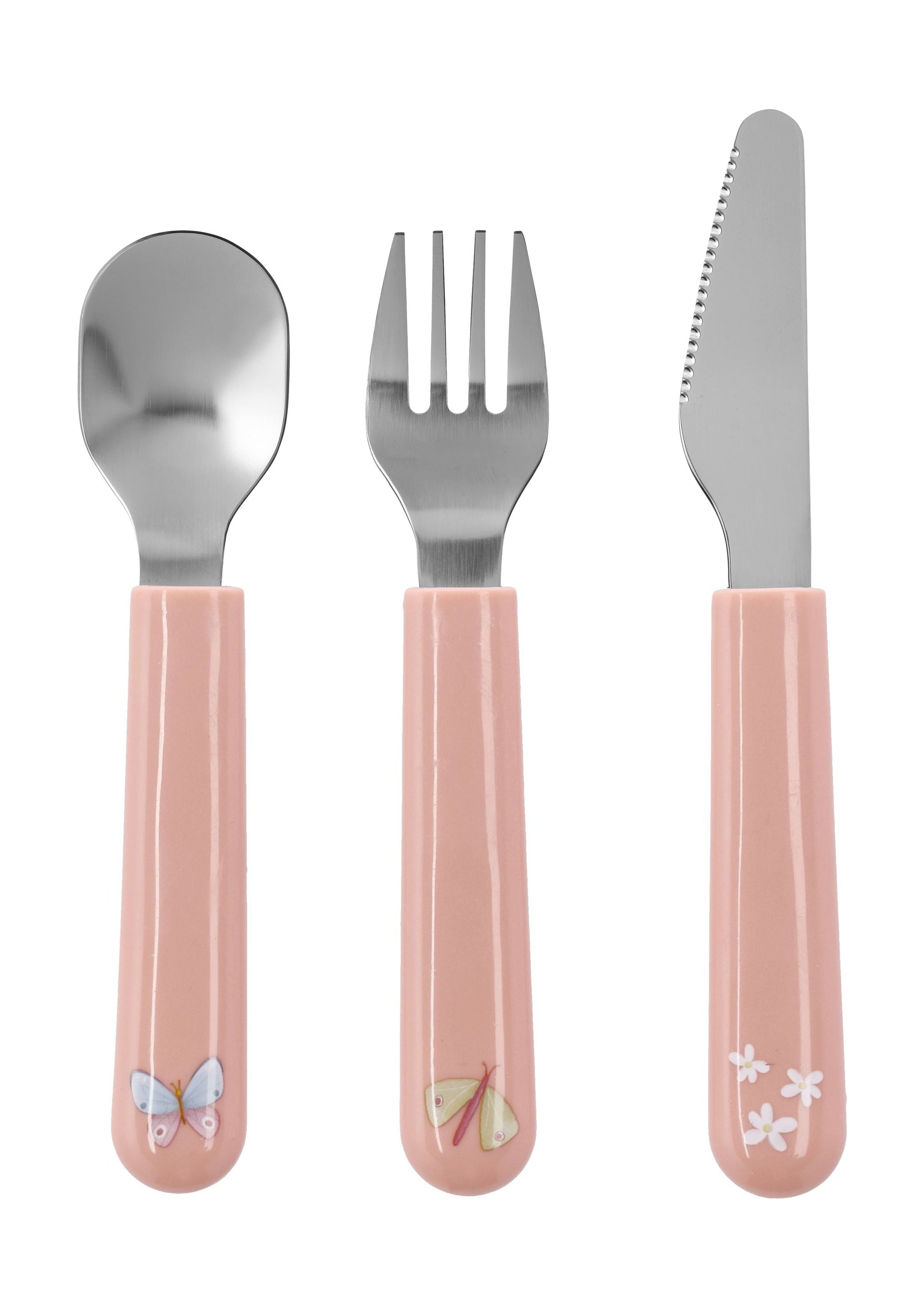 [product_category]-Mepal Mio Children's Cutlery Set 3 Pcs, Flowers & Butterflies-Mepal-8720294011286-26616-MEP-1