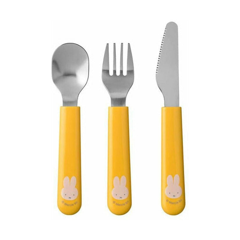 [product_category]-Mepal Mio Children's Cutlery Set 3 Pcs, Yellow-Mepal-8711269993485-13760-MEP-1
