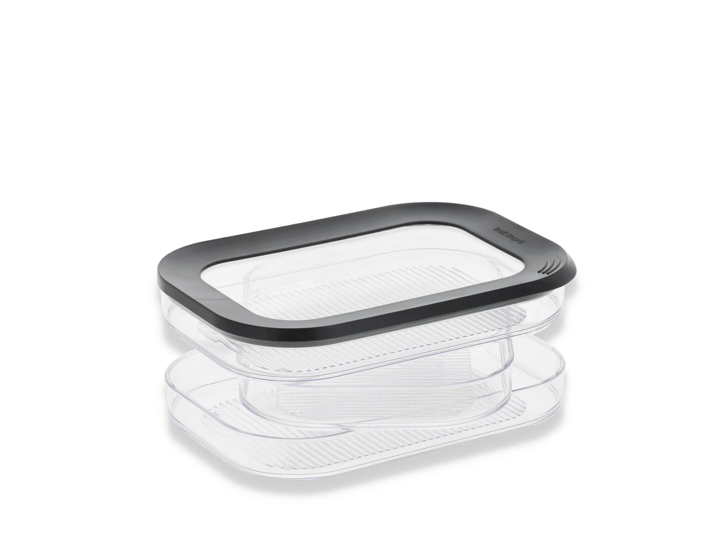 [product_category]-Mepal Modula Storage Box 0,55 L 3 Pcs., Black-Mepal-8720294017127-28869-MEP-1