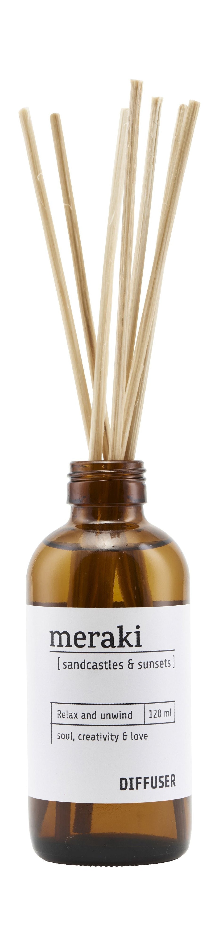 [product_category]-Meraki Fragrance Diffuser With 7 Chopsticks, Sandcastles & Sunsets-Meraki-5707644503113-309860022-MER-1