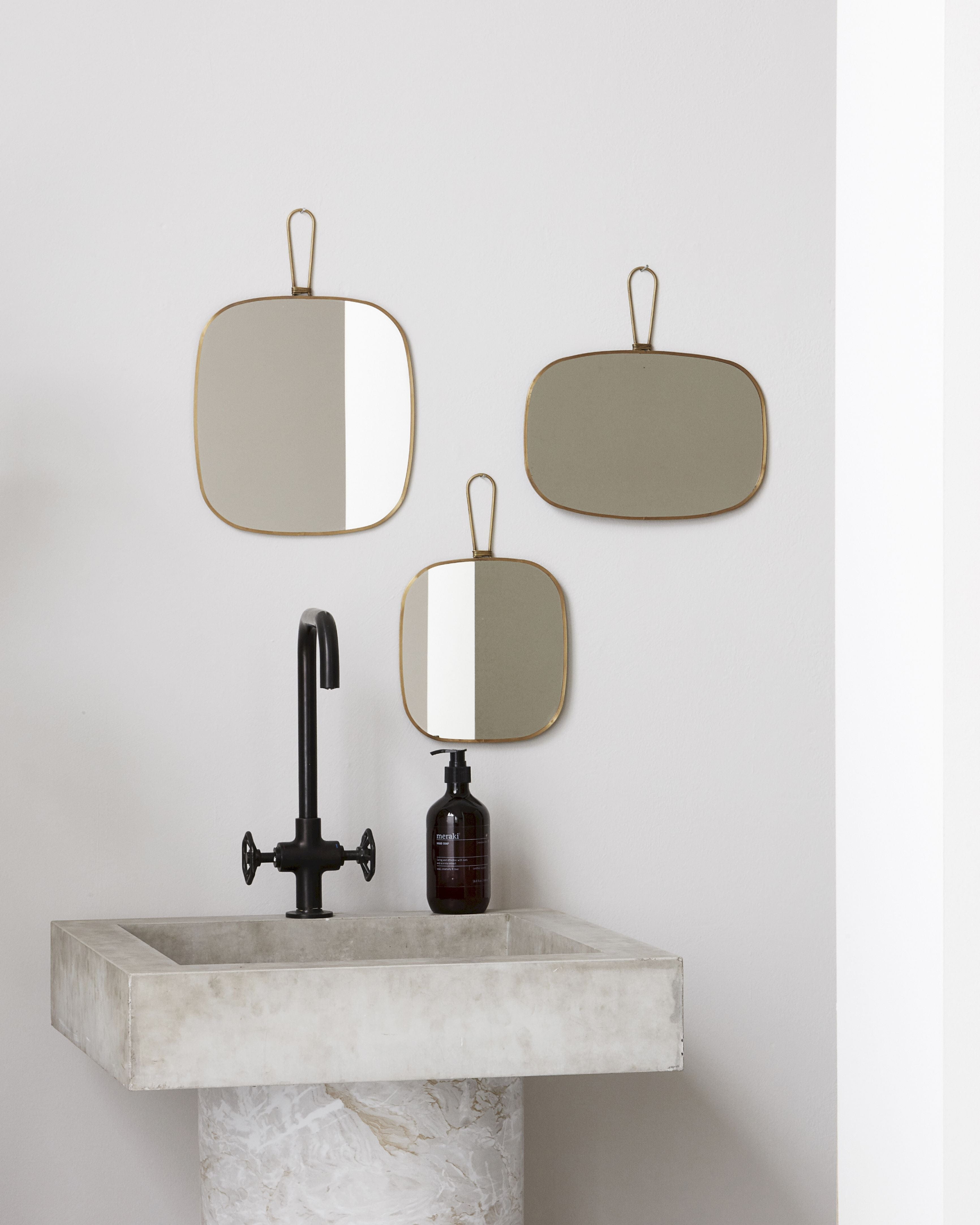[product_category]-Meraki Mirror With Frame 20x22 Cm, Antique Brass-Meraki-5707644629035-303990003-MER-4