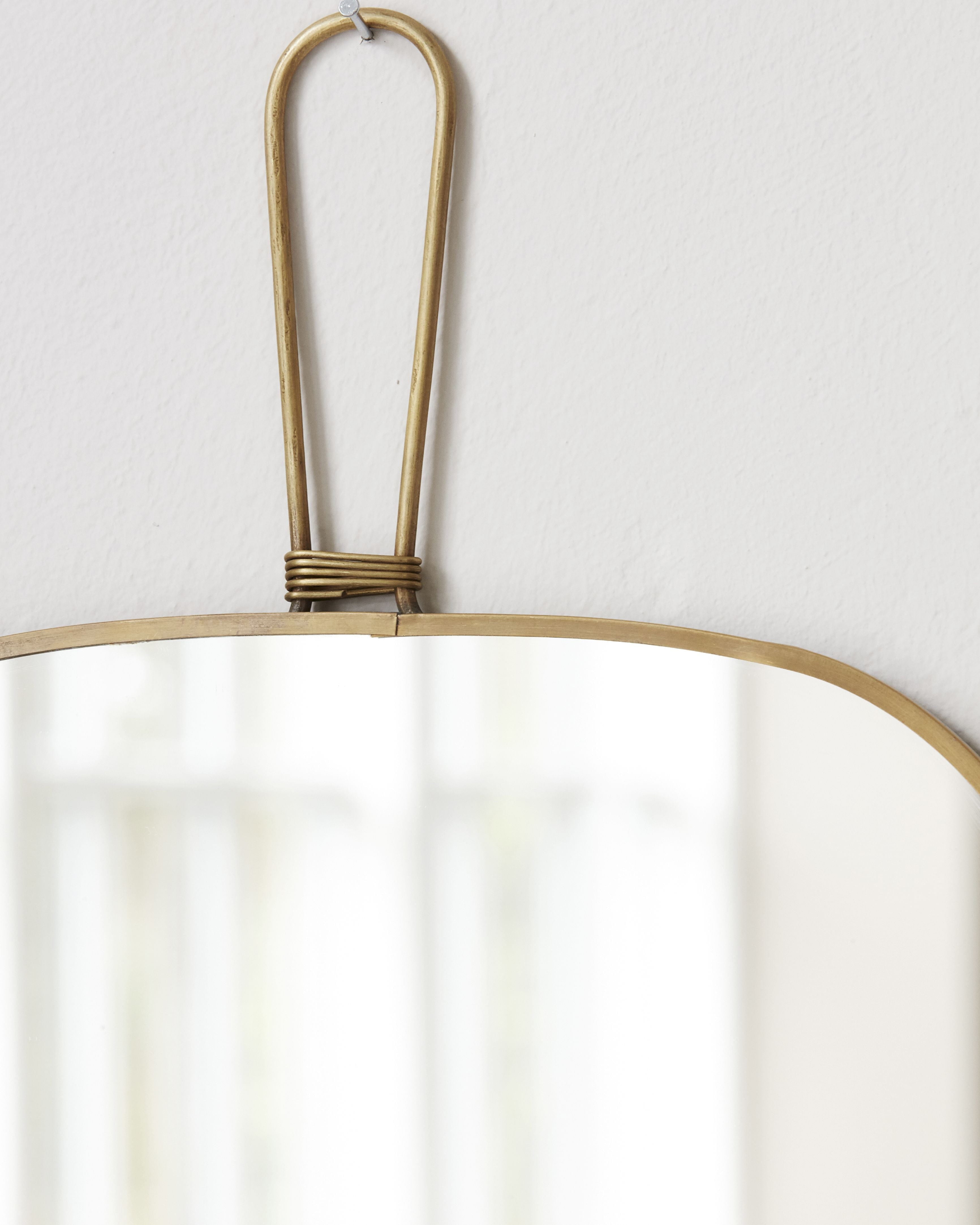 [product_category]-Meraki Mirror With Frame 26x28 Cm, Antique Brass-Meraki-5707644628953-303990001-MER-5