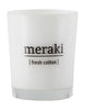 Meraki Duftlys H6,7 cm, frisk bomuld